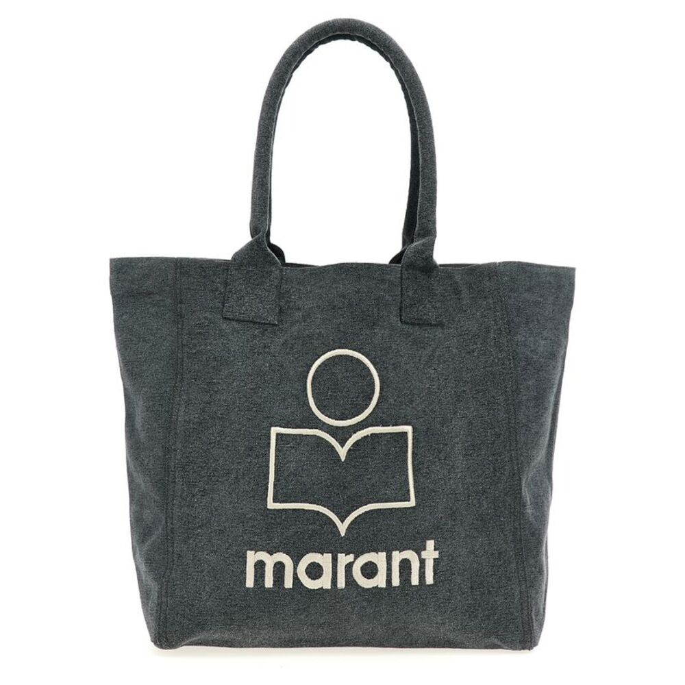 Isabel Marant Black Cotton Tote Women's Bag